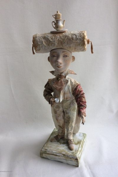 papier mache, paperclay, textile, wood