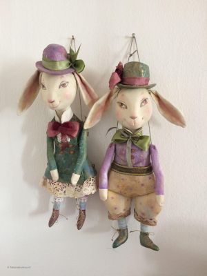 Easter Bunnies TatianaGurina.art